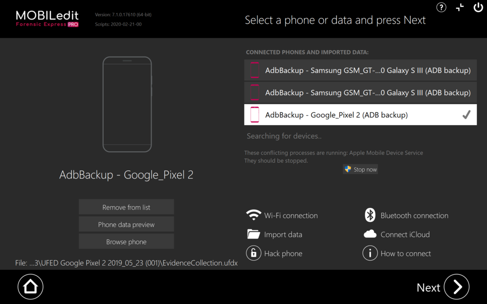 MOBILedit UFED import.png