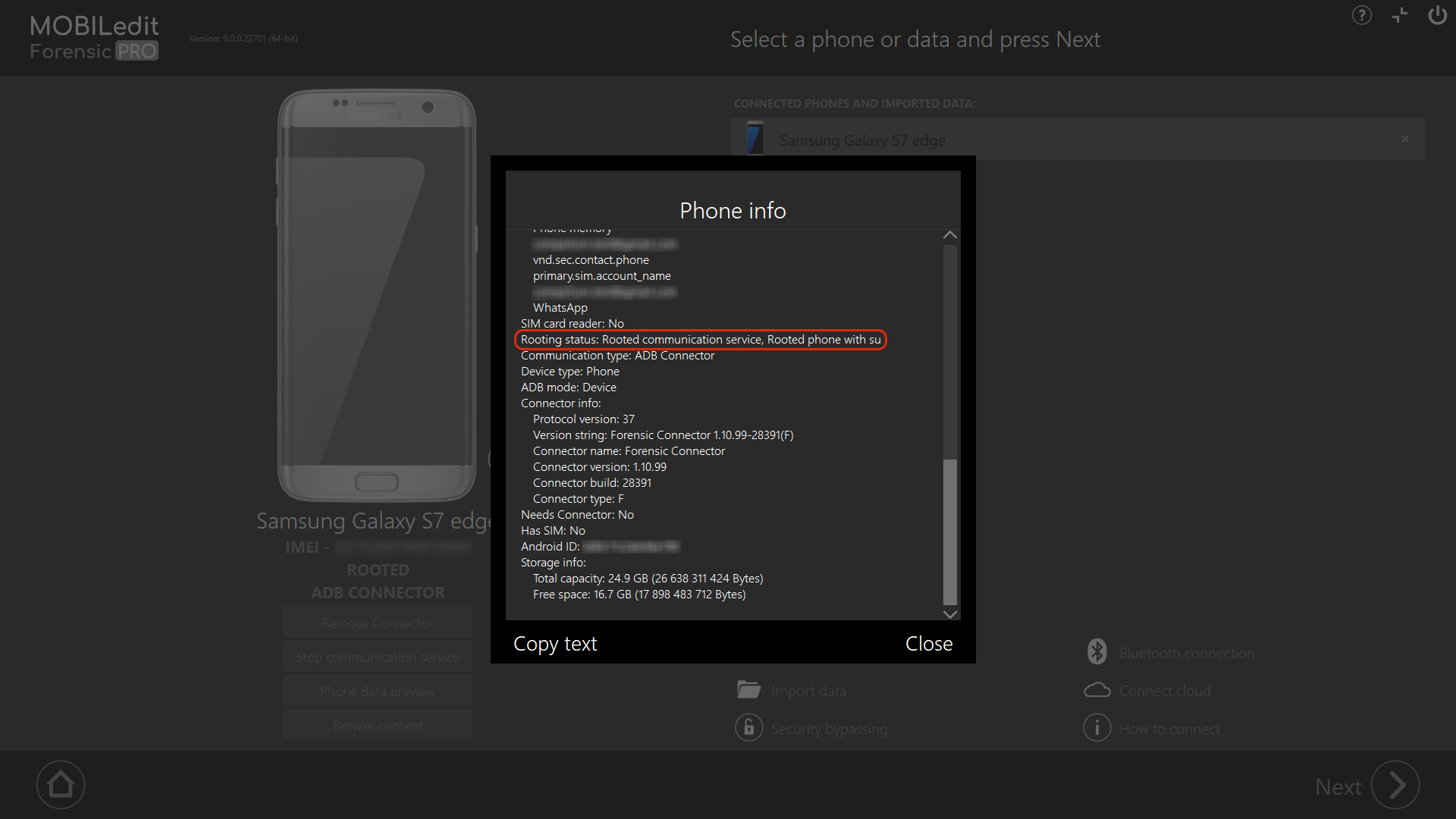 MOBILedit Forensic PRO_Rooting Status 2_Rooting status Selected_Ver.9.0.0.22701.png